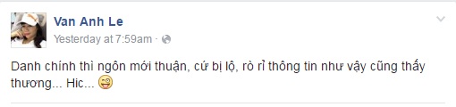 Vợ Chu Đăng Khoa đá xéo Hồ Ngọc Hà ảnh 1 Vo Chu Dang Khoa da xeo Ho Ngoc Ha anh 1