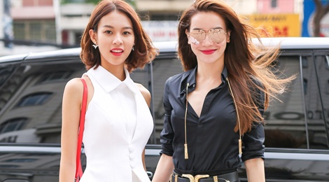 Ho Ngoc Ha, Phi Phuong Anh mac sanh dieu di giao luu hinh anh