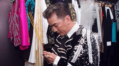 Mr. Dam lap ban tho NS Thanh Nga, Phuc Dien o hau truong hinh anh