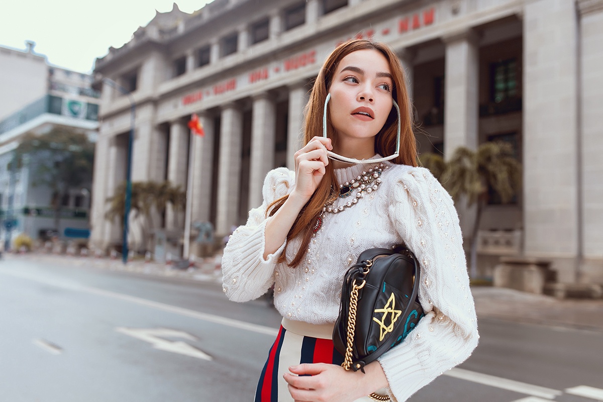 Hồ Ngọc Hà diện đồ Gucci ảnh 2 Ho Ngoc Ha dien do Gucci anh 2