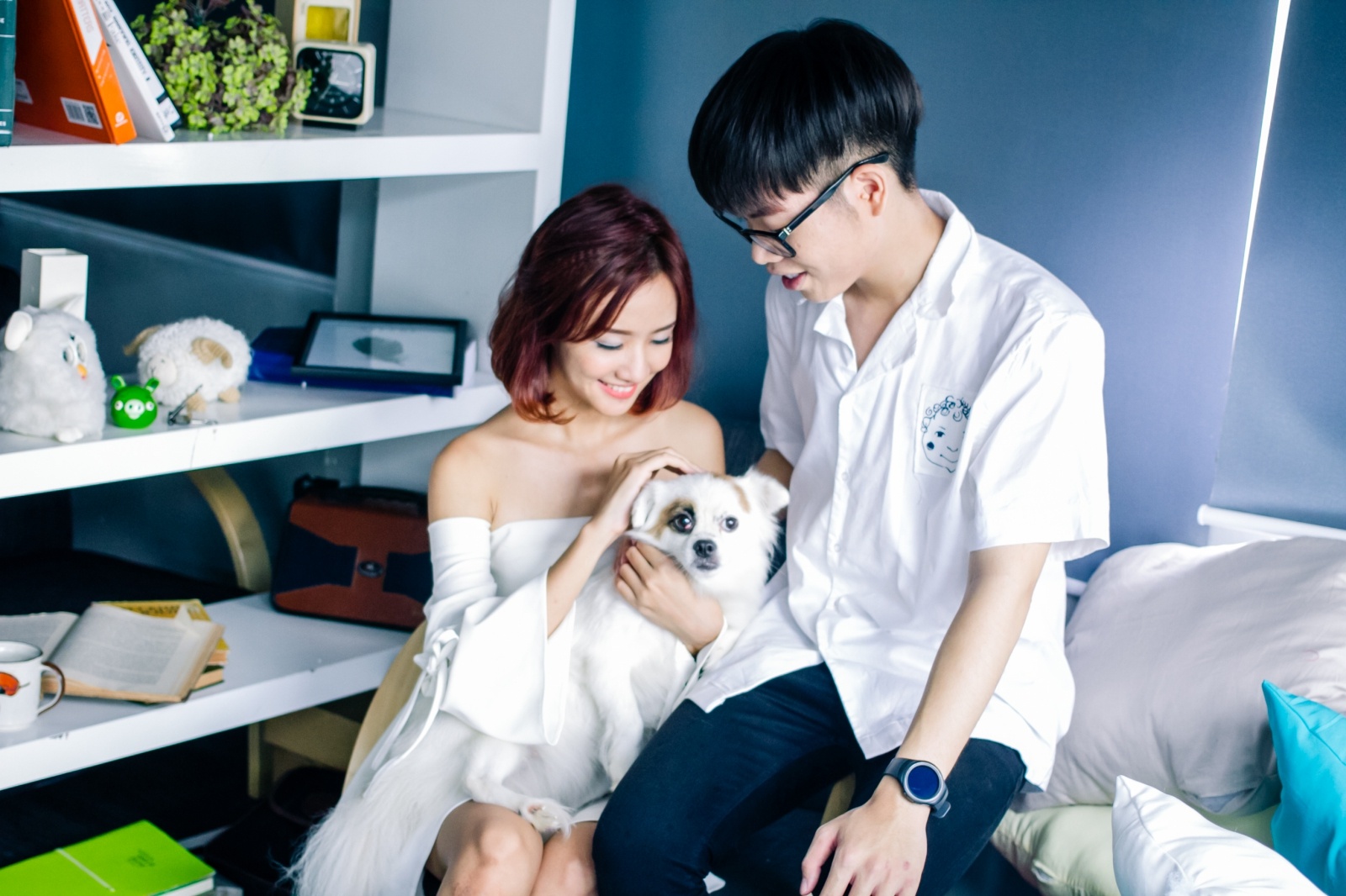 Duc Phuc so hai khi dong MV cung hot girl anh 2