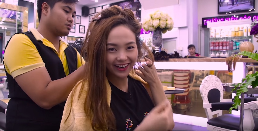 Minh Hang khoe phong ngu hoanh trang anh 9