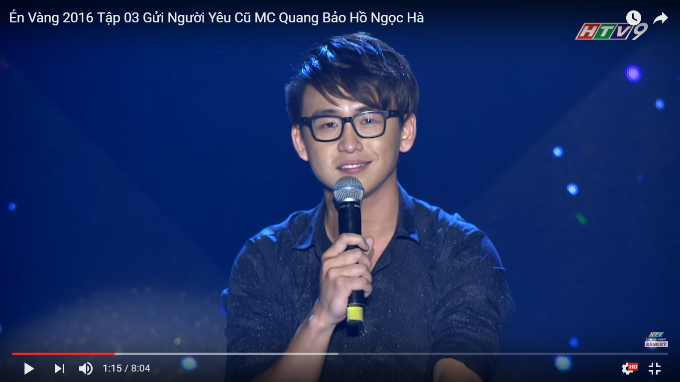 MC Quang Bao xuc dong noi ve nguoi yeu cu hinh anh