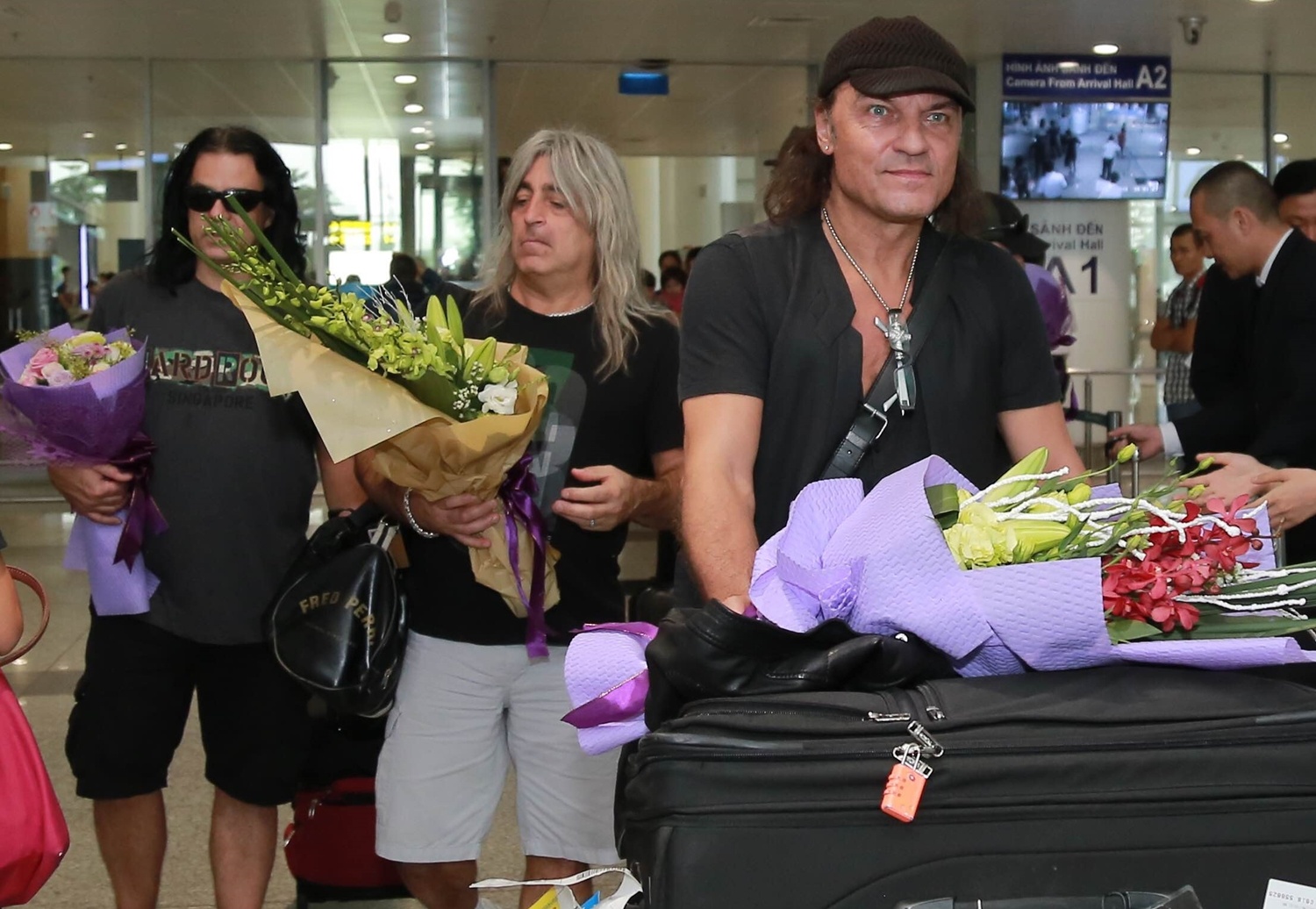 Nhom nhac Scorpions den Viet Nam anh 1