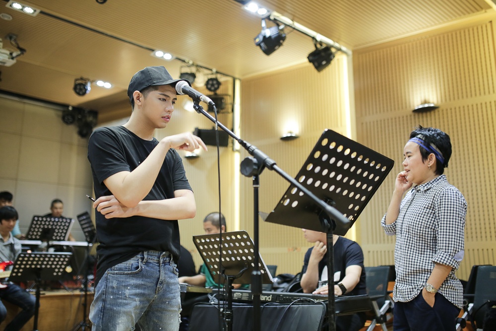 Noo Phuoc Thinh tap cung nhac si Phuong Uyen cho Live Concert anh 7