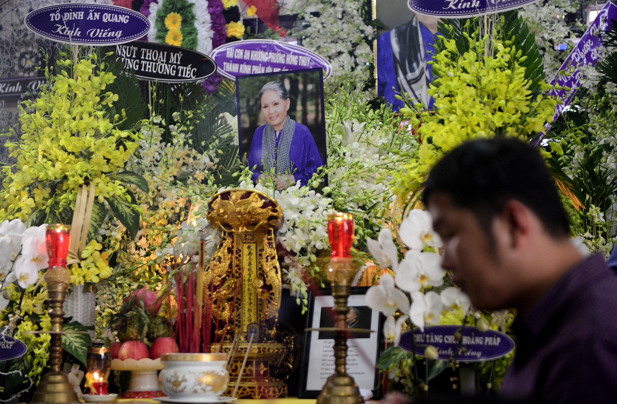 dam tang nghe si Ut Bach Lan anh 1