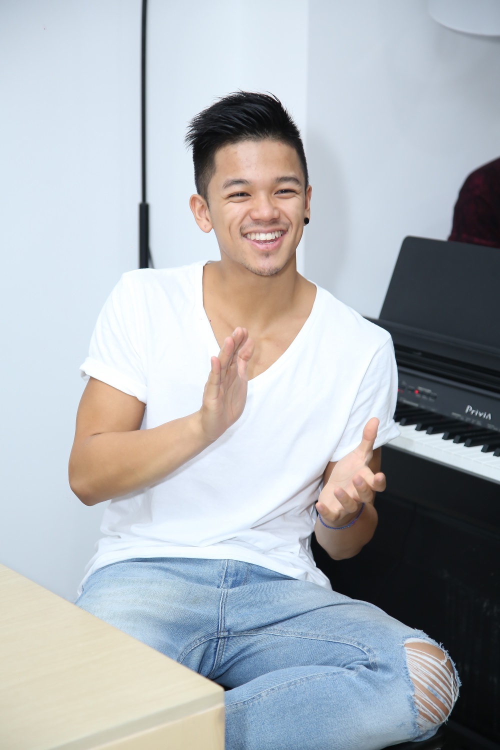 Trọng Hiếu dạy hot boy, hot girl team Khắc Hưng ảnh 4 Trong Hieu day hot boy, hot girl team Khac Hung anh 4