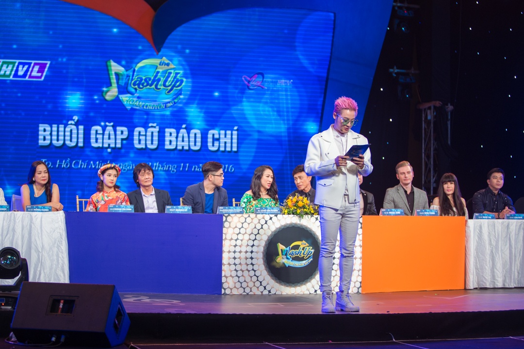 Ngoc Son di hop bao The Mashup anh 1