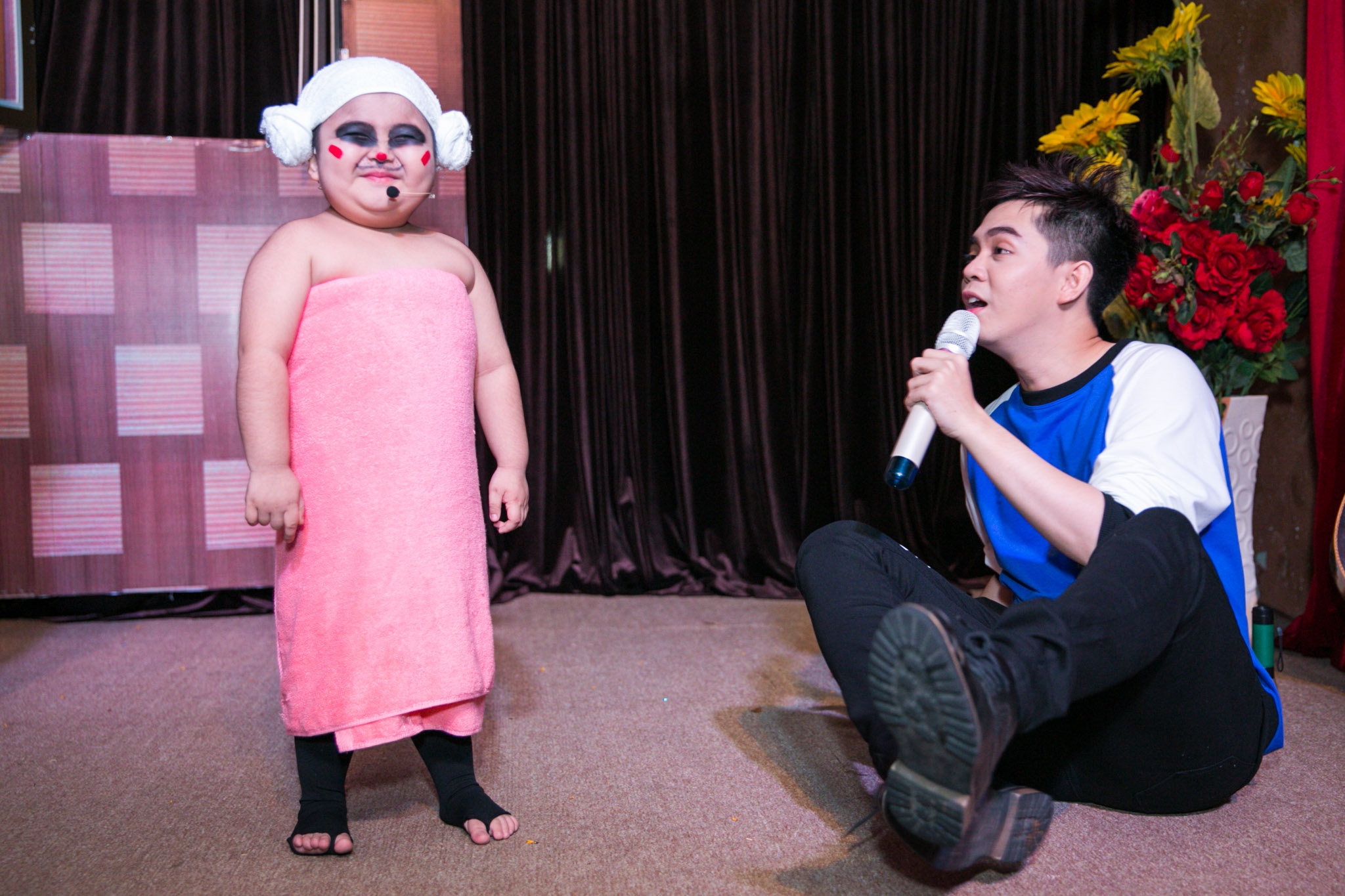 Tin Tin lan dau dung chung san khau voi Duong Hieu Nghia anh 4