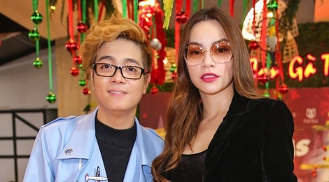 Ho Ngoc Ha deo kinh che met moi den du hop bao Bui Anh Tuan hinh anh