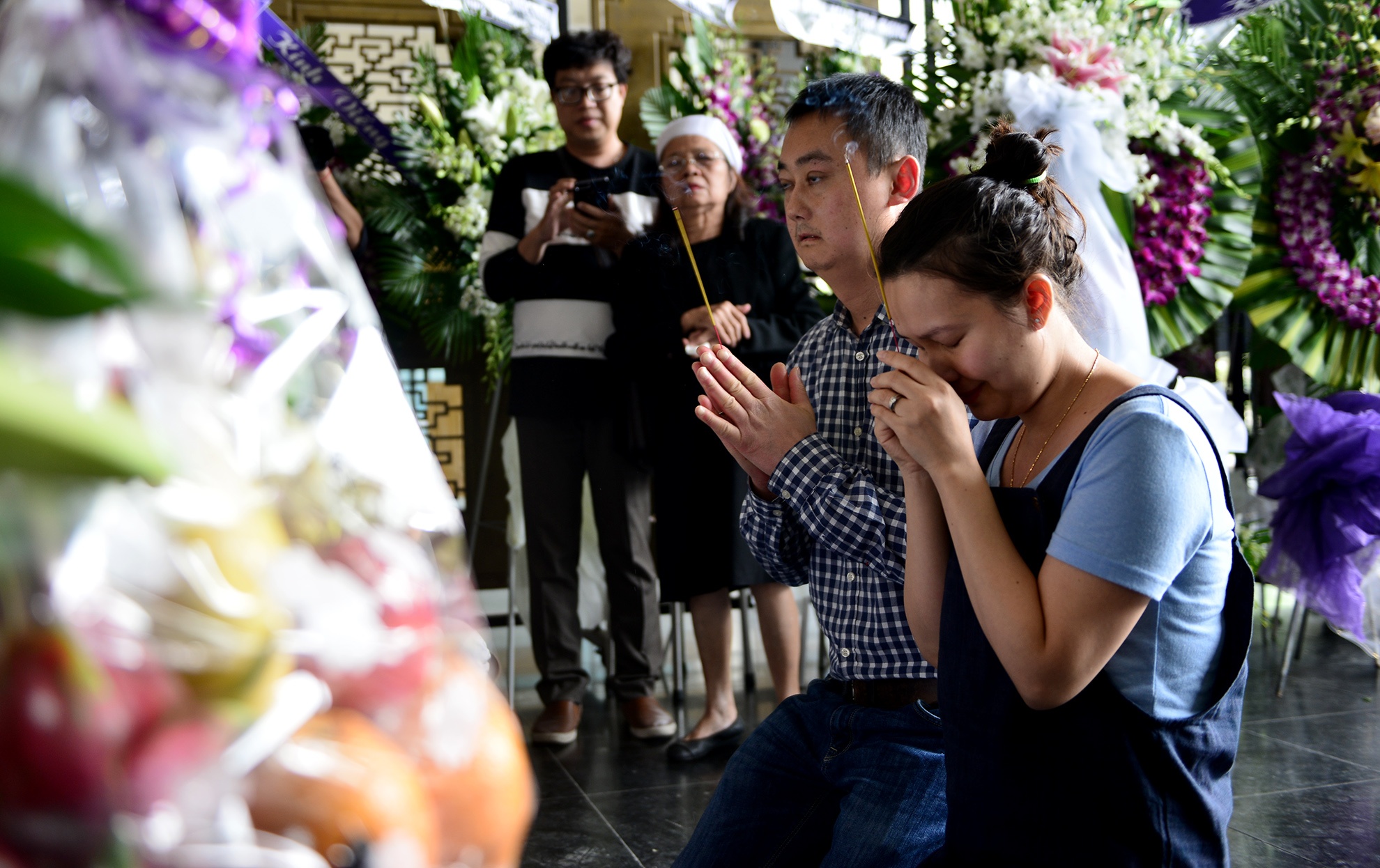 Con gai ve nuoc chiu tang NSUT Quang Ly anh 1