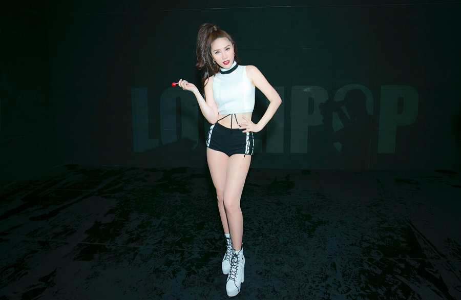 Bao Thy quay MV tren du thuyen 5 sao anh 7