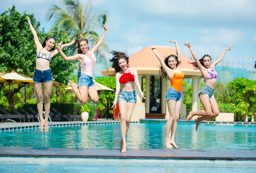 Bao Thy quay MV tren du thuyen 5 sao anh 8