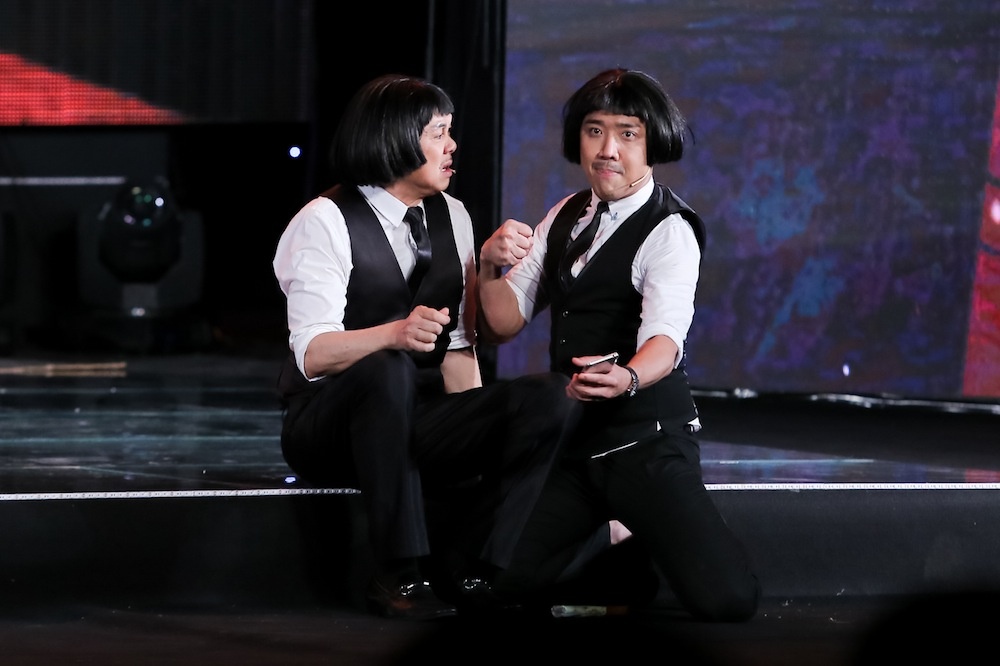 Vo Chi Tai ve nuoc tham gia live show cua chong anh 7