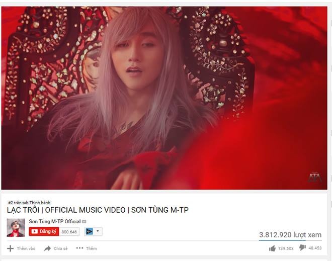 MV Lạc trôi gần chạm 4 triệu lượt xem sau 1 ngày ảnh 1 MV Lac troi gan cham 4 trieu luot xem sau 1 ngay anh 1