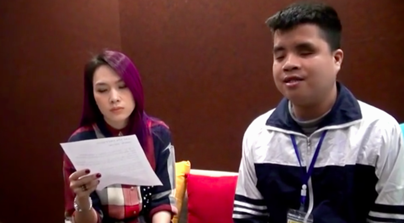 My Tam thu am 'Sau tim thiep hong' cung chang trai khiem thi hinh anh