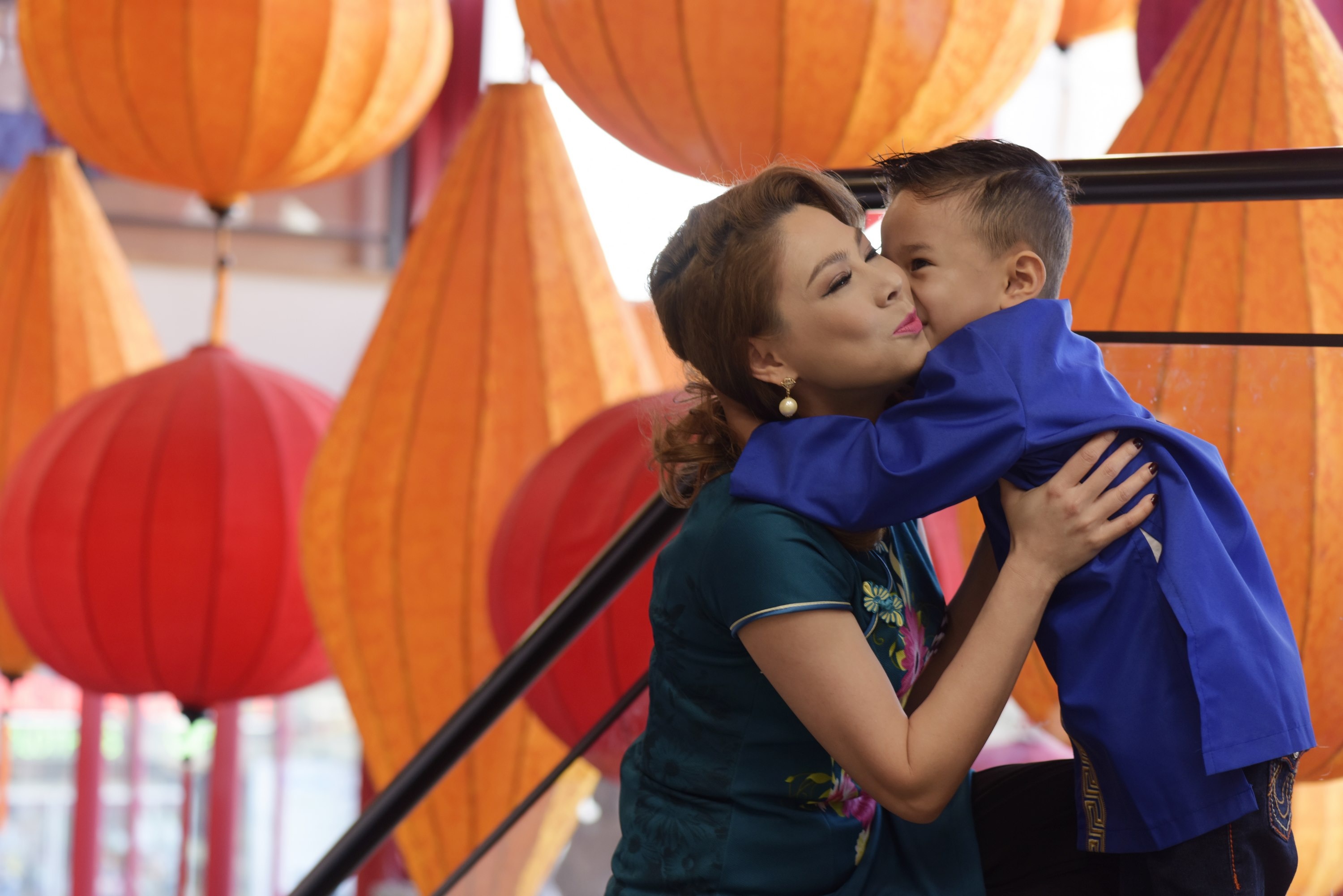 Thanh Thao cung con trai don tet o My anh 2