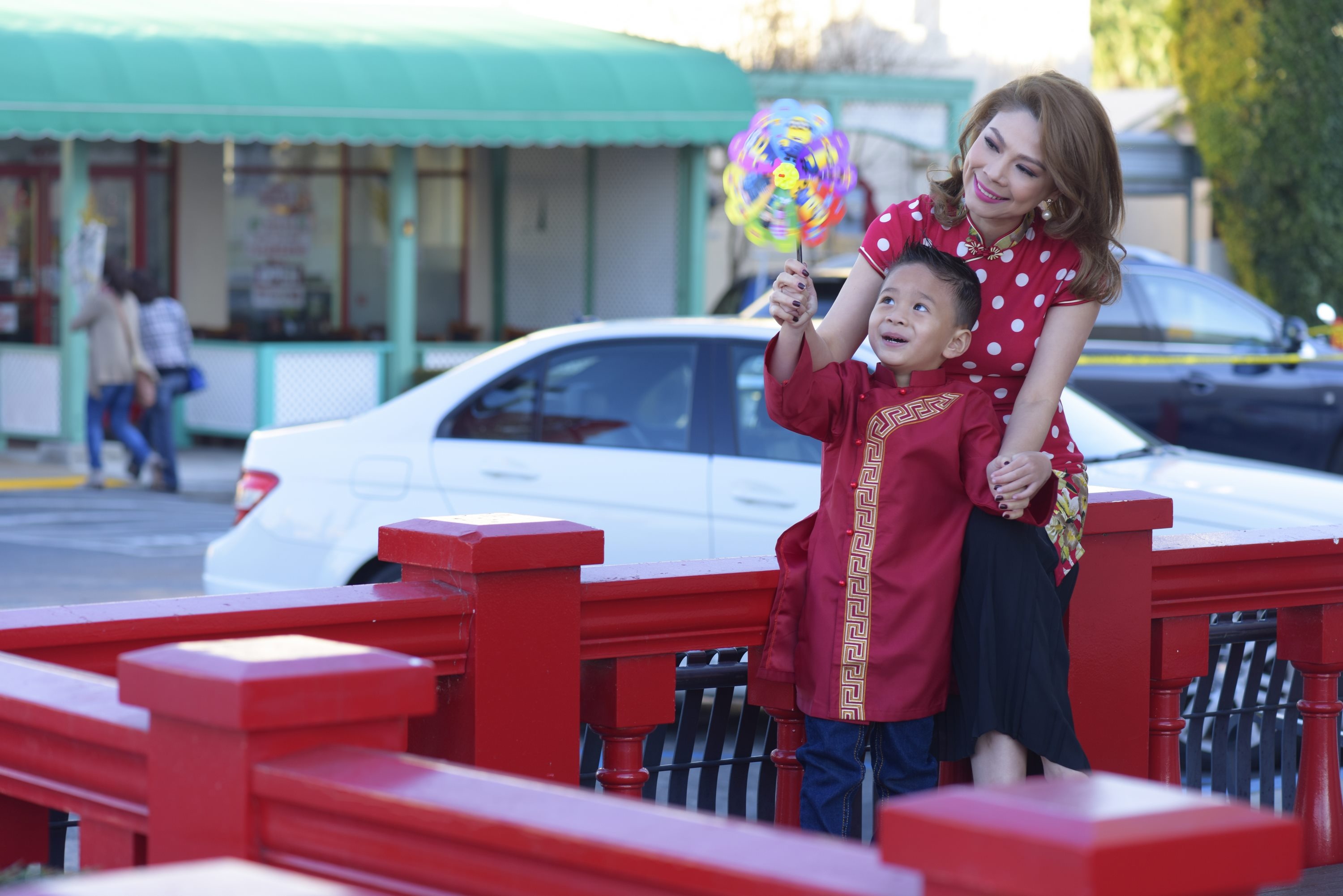 Thanh Thao cung con trai don tet o My anh 6