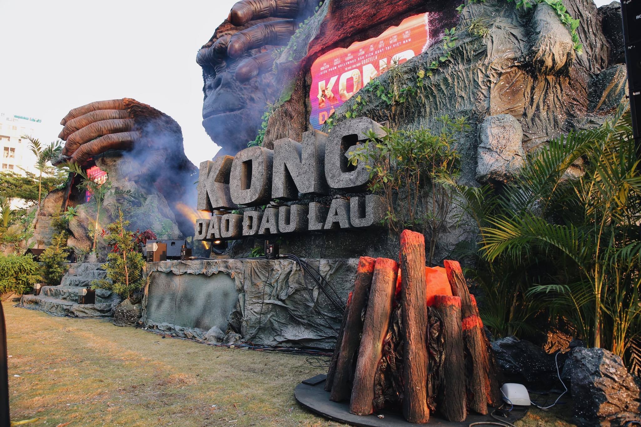 sự kiện ra mắt Kong: Skull Island cháy lớn ảnh 2 su kien ra mat Kong: Skull Island chay lon anh 2