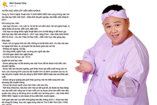 Minh Beo bi nem da khi tuyen sinh dien vien anh 1