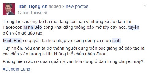 Minh Beo bi nem da khi tuyen sinh dien vien anh 2