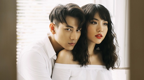 Isaac tinh cam voi 'ban sao Tang Thanh Ha' trong MV moi hinh anh
