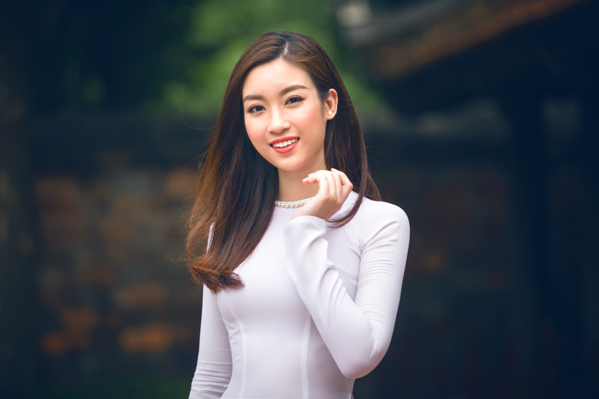 Phan Anh chup anh cung hoa hau Do My Linh anh 2