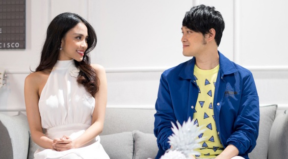 Hot girl The Face tro thanh ban gai 'hoang tu son ca' hinh anh