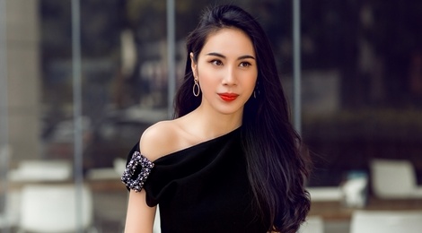 Thuy Tien thanh lich xuong pho hinh anh