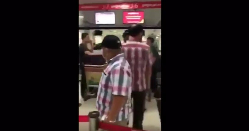 Clip nghi Hieu Hien lon tieng cai nhau tai san bay Tan Son Nhat hinh anh