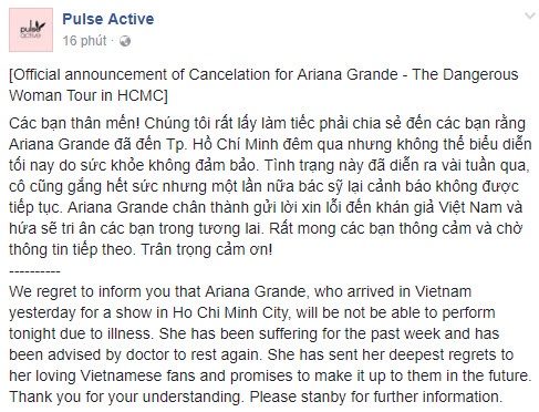 Ariana Grande bat ngo huy show tai Viet Nam anh 3