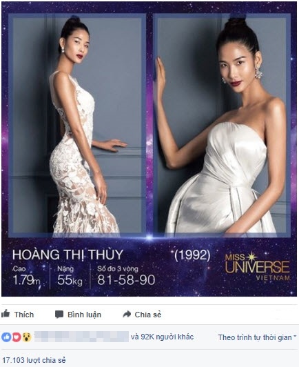Hoang Thuy dan dau binh chon Miss Universe Vietnam anh 1