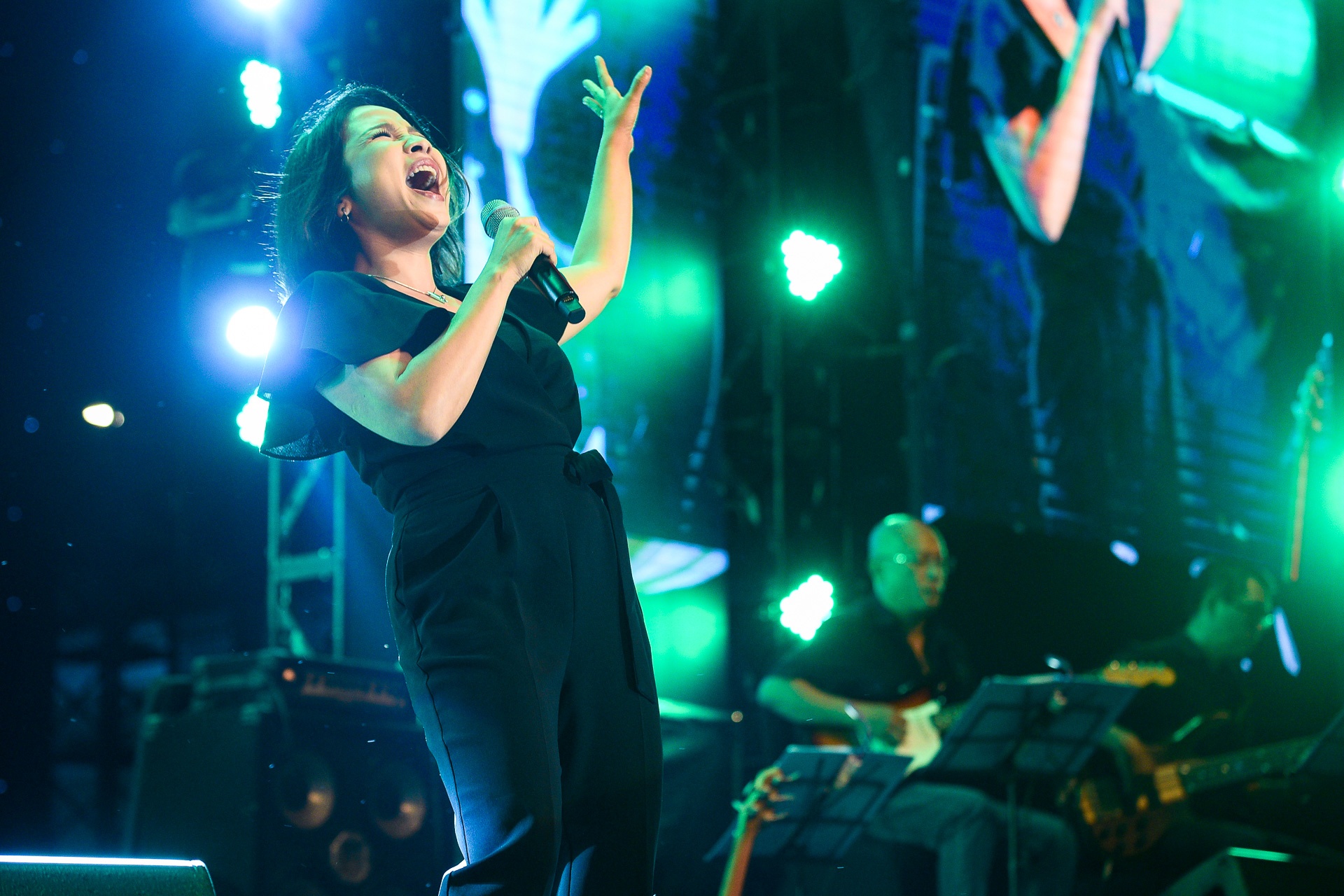 Đêm nhạc Làn Sóng Xanh ở phố đi bộ Nguyễn Huệ ảnh 4 Dem nhac Lan Song Xanh o pho di bo Nguyen Hue anh 4