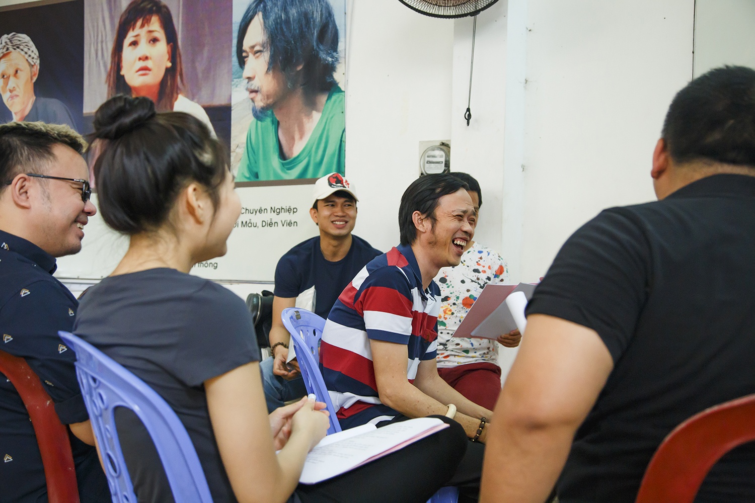 Nghe si tap luyen live show Kieu Minh Tuan anh 2