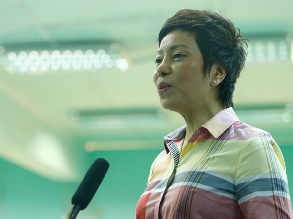 HLV Nguyen Thi Nhung chua hai long voi thanh tich cua Hoang Xuan Vinh hinh anh