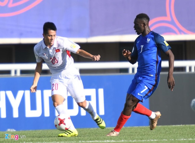 U20 Việt Nam, U20 Pháp, Hoàng Anh Tuấn, U20 World Cup 2017, Quang Hải ảnh 1 U20 Viet Nam, U20 Phap, Hoang Anh Tuan, U20 World Cup 2017, Quang Hai anh 1