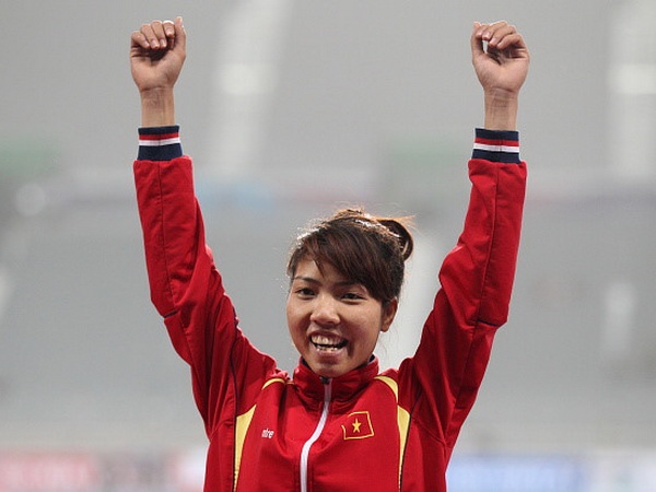 Bui Thi Thu Thao gianh HCV nhay xa chau A 2017 hinh anh