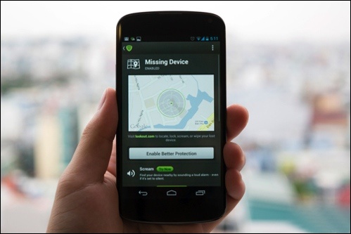 Phần mềm Androidlost.