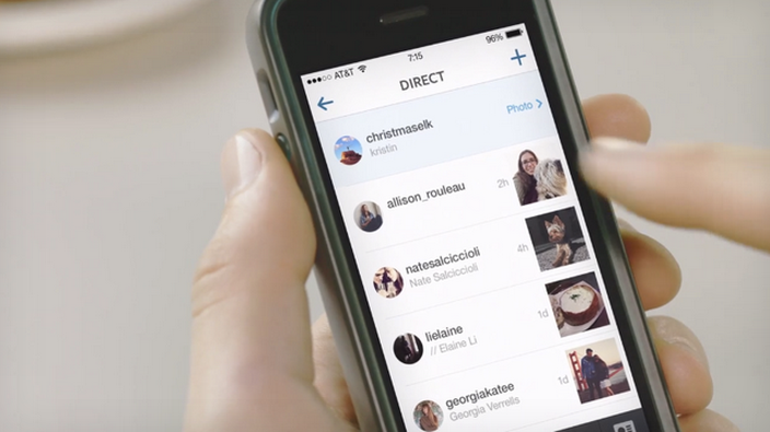 Instagram ra mat Direct cho phep gui anh, video, tin nhan hinh anh