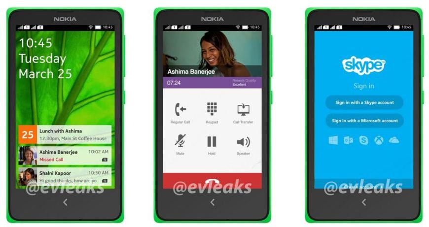 Nokia A110 chay Android 4.4 gia re sap ra mat hinh anh