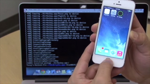 iOS 7.1.1 da duoc jailbreak thanh cong tren iPhone 5S hinh anh