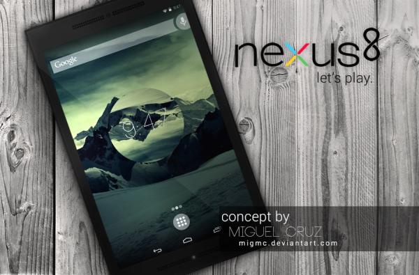 Anh chup thuc te Nexus 8 chay Android 4.5 hinh anh