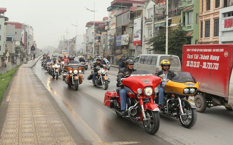 Doan sieu moto Ha Noi chay xuyen Viet hinh anh