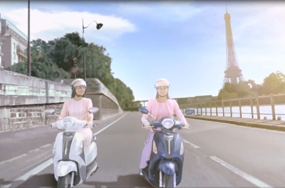 Ho Ngoc Ha va Ngo Thanh Van lai Nozza Grande o Paris hinh anh