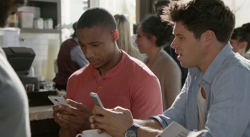 Quang cao moi cua Galaxy S5 che gieu iPhone 6 hinh anh