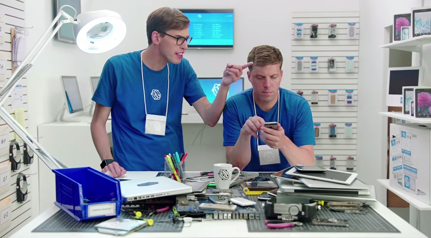 Samsung tung loat video ve Galaxy Note 4 da xoay iPhone 6 hinh anh