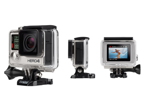 GoPro ra mat may quay Hero4: man hinh cam ung, chong nuoc hinh anh