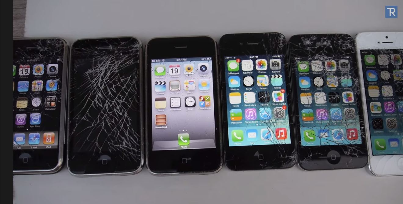 Thu nghiem danh roi cac the he iPhone hinh anh