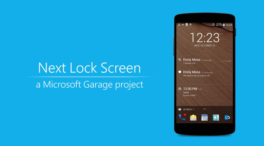 Man hinh khoa Next Lock Screen doc dao danh cho tin do Android hinh anh
