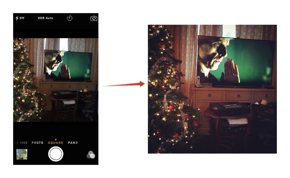 3. Thiết lập chế độ chụp và khung hình theo mục đích Ứng dụng camera mặc định của Apple cung cấp một loạt chế độ khác nhau để hỗ trợ người dùng hiệu quả nhất: từ toàn cảnh panorama, khung vuông cho đến các hiệu ứng màu sắc… Vì thế, bạn nên xác định rõ mục đích chụp ảnh của mình để tận dụng tối đa những tiện ích sẵn có trên iOS. Ví dụ, nếu muốn chụp một tấm ảnh để chia sẻ trên Instagram, bạn nên thiết lập ngay khung hình vuông trước khi nhấn nút pose. Bức ảnh của bạn sẽ có bố cục đẹp hơn và tất nhiên đỡ tốn thời gian hơn so với việc chụp ở chế độ hình ảnh thông thường rồi lại phải cắt ảnh sau đó.
